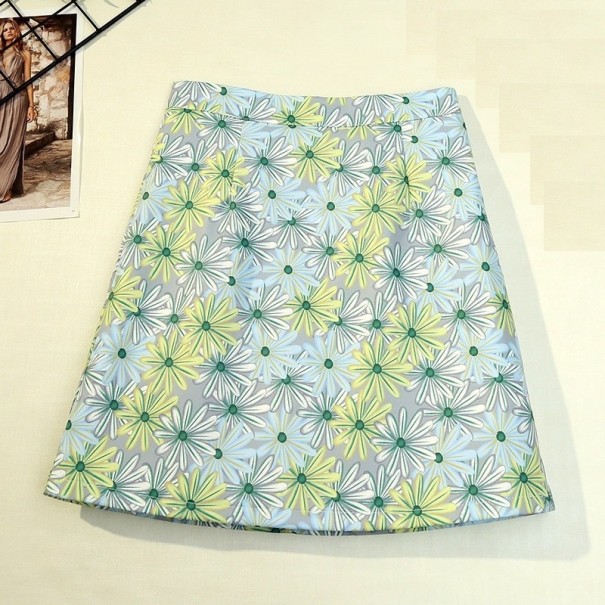 Dámská mini sukně s květinami A1062 XS 7