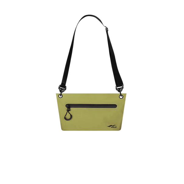 Dámská nepromokavá kabelka přes rameno Maike Voděodolný zip a odnímatelný popruh 2 l 23 x 15 cm PVC Na vodní sporty a turistiku tmavě zelená