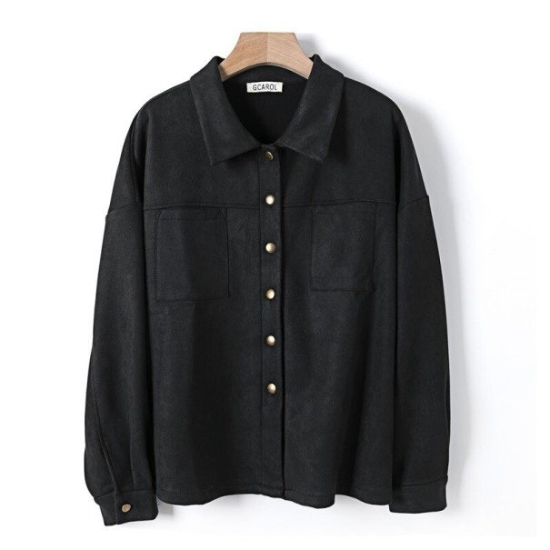 Dámská oversize košile P2213 černá