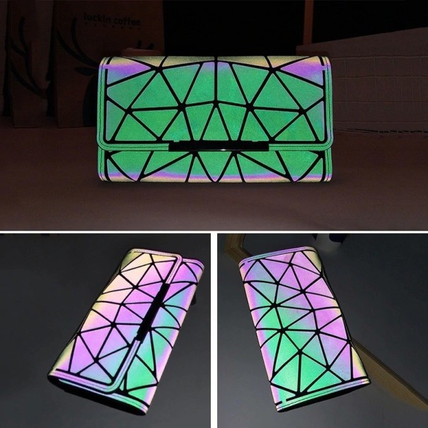 Dámska peňaženka z reflexného materiálu