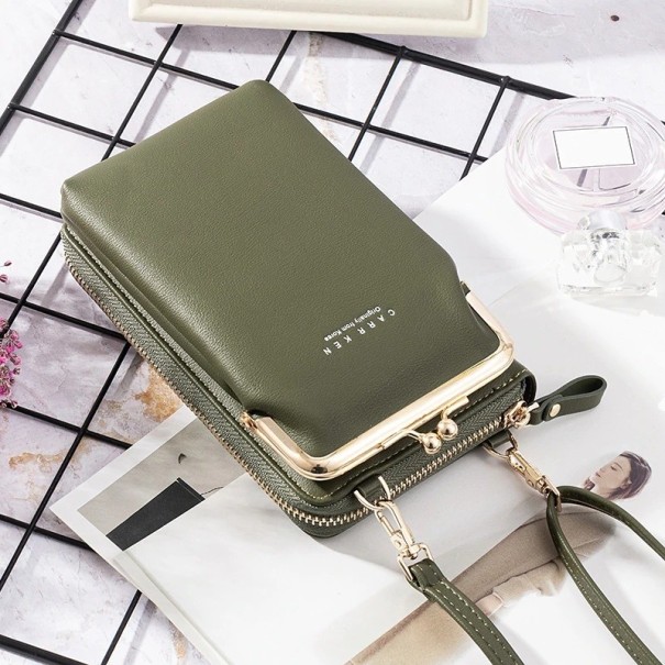 Dámská peněženka přes rameno M150 armádní zelená