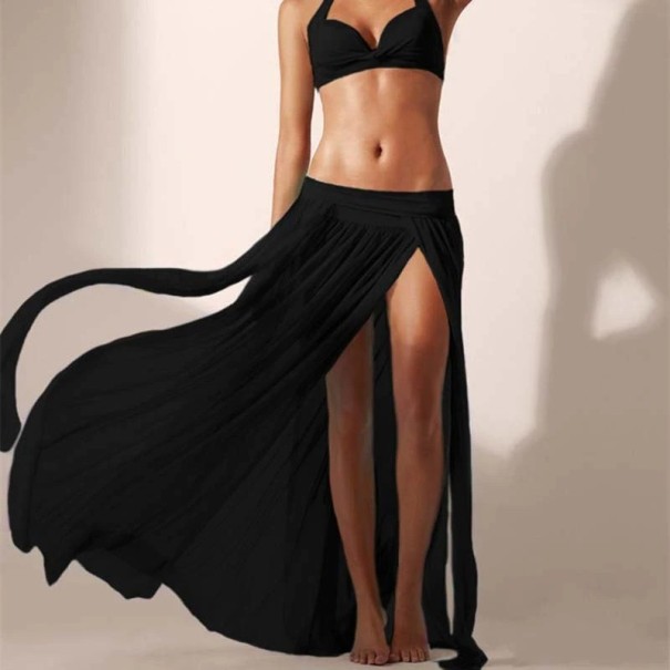 Dámska plážová sukňa čierna