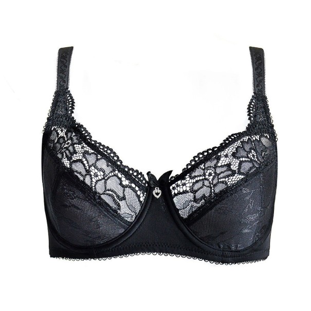 Dámská podprsenka Maricela - Plus size černá 100F