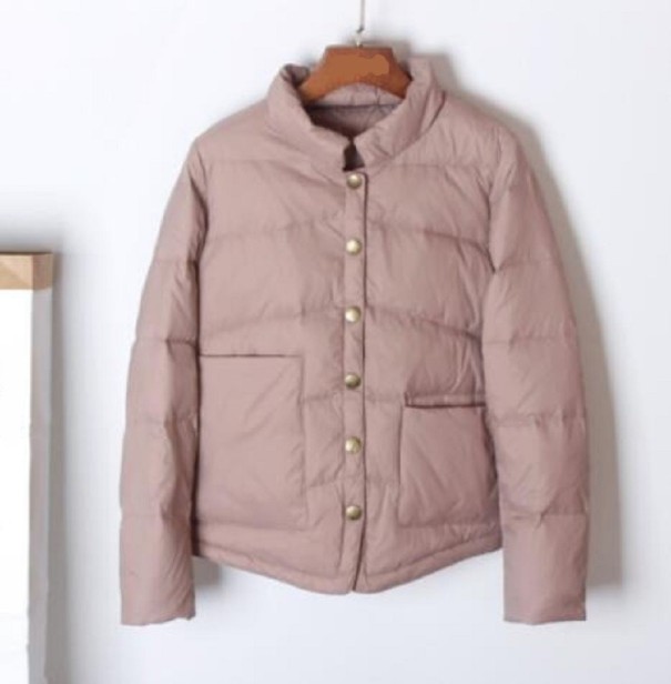 Dámská přechodná bunda P1684 starorůžová S