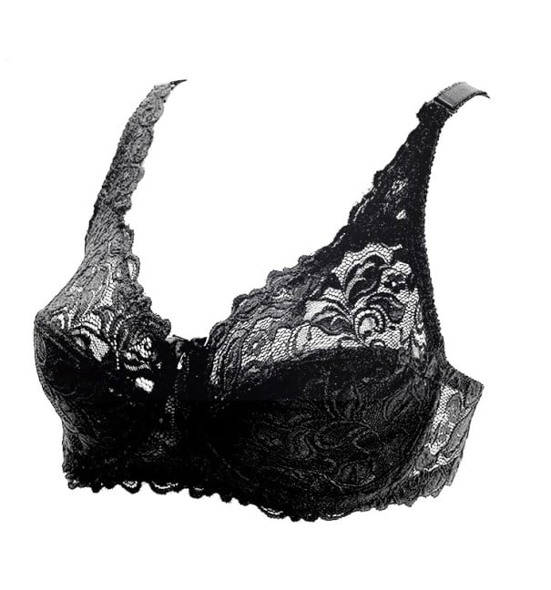 Dámská sexy krajková podprsenka J797 černá 90D