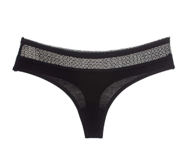 Dámská sexy tanga černá M