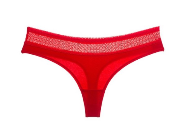 Dámská sexy tanga červená M