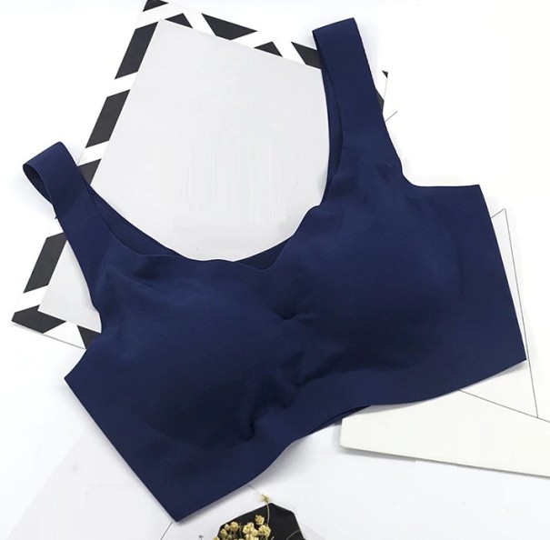 Dámska športová podprsenka tmavo modrá S