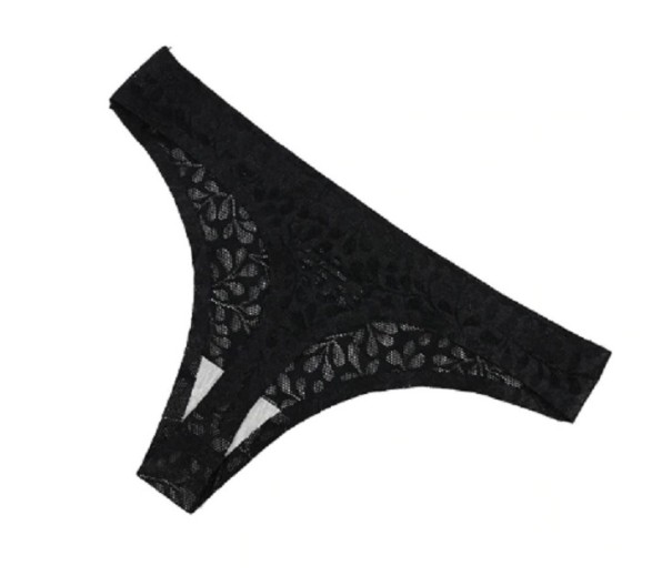 Dámská stylová tanga Fiona černá L