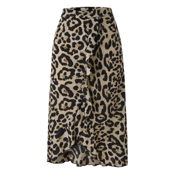Dámská sukně s leopardím vzorem M 3