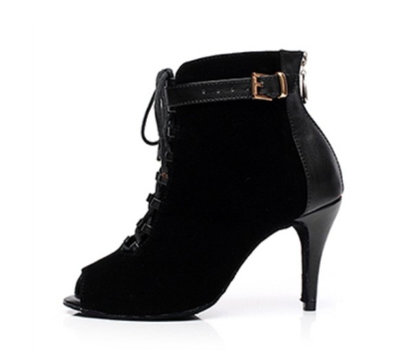 Dámska tanečná obuv A446 čierna 40 8,5 cm