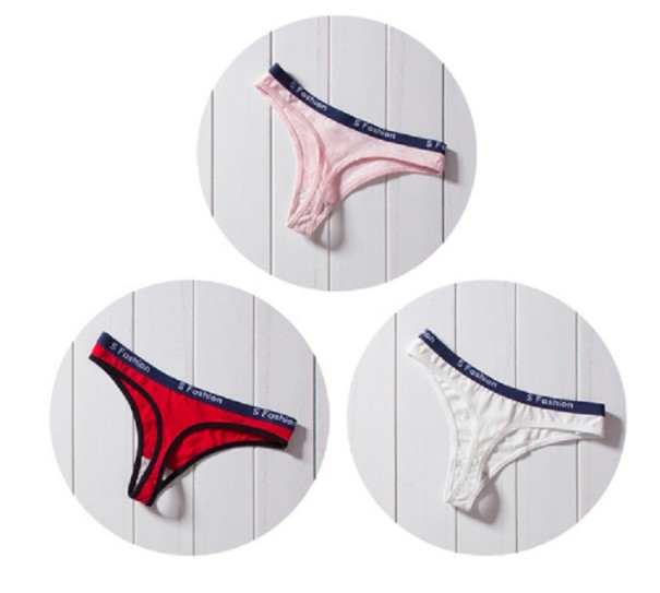 Dámská tanga FASHION - 3 ks L 6