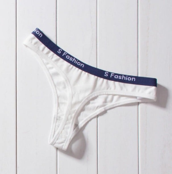 Dámská tanga FASHION bílá S