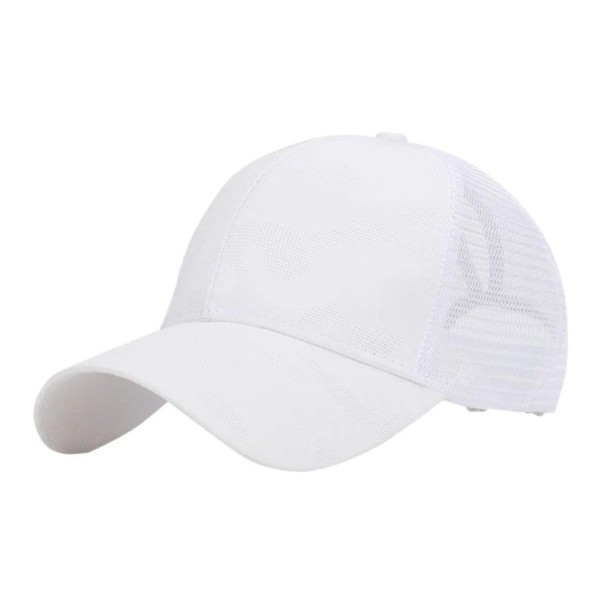 Dámská trucker kšiltovka s maskáčovým vzorem T9 bílá