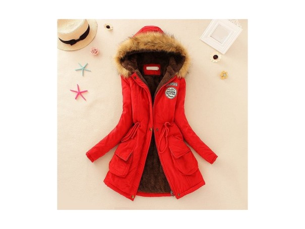 Dámská zimní bunda Jane J3224 červená S