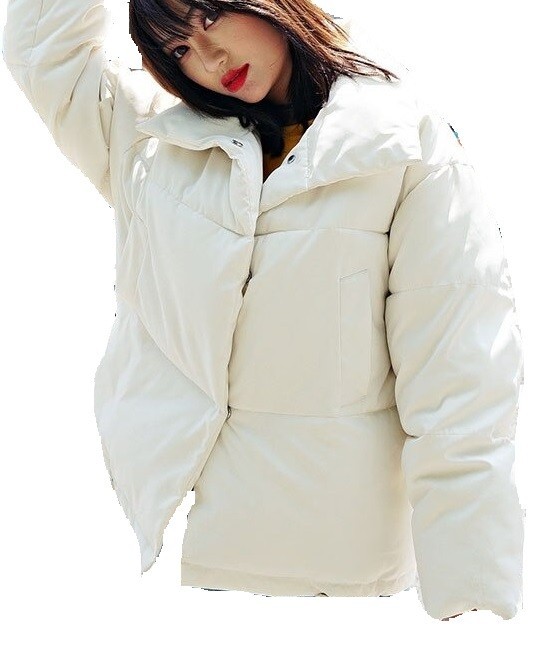 Dámská zimní bunda oversize béžova L