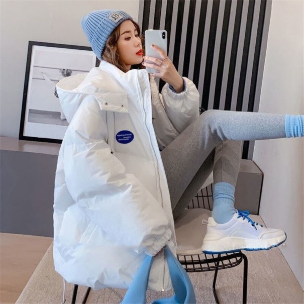 Dámská zimní bunda P1727 bílá XL