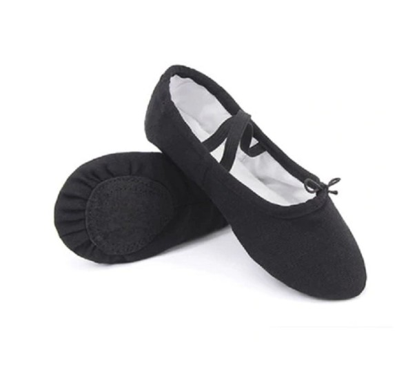 Dámske baletné tanečné topánky čierna 36