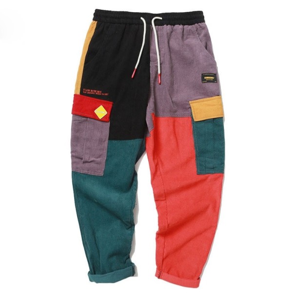 Dámské barevné kalhoty L