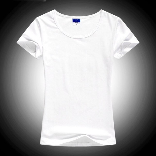Dámske basic tričko A986 biela L