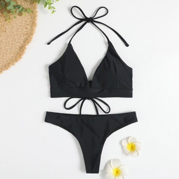 Dámske bikiny P1135 čierna M