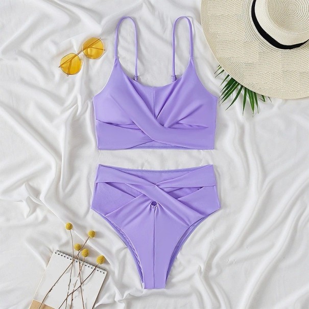Dámské bikiny P1136 světle fialová S