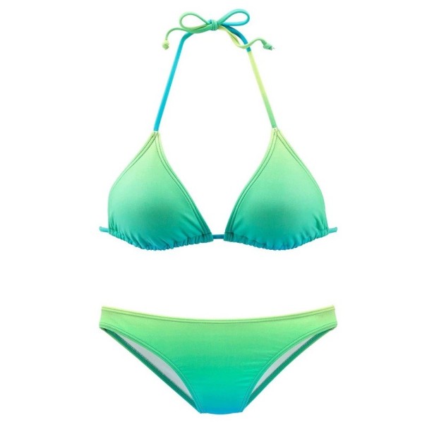 Dámské bikiny P1212 zelená XS