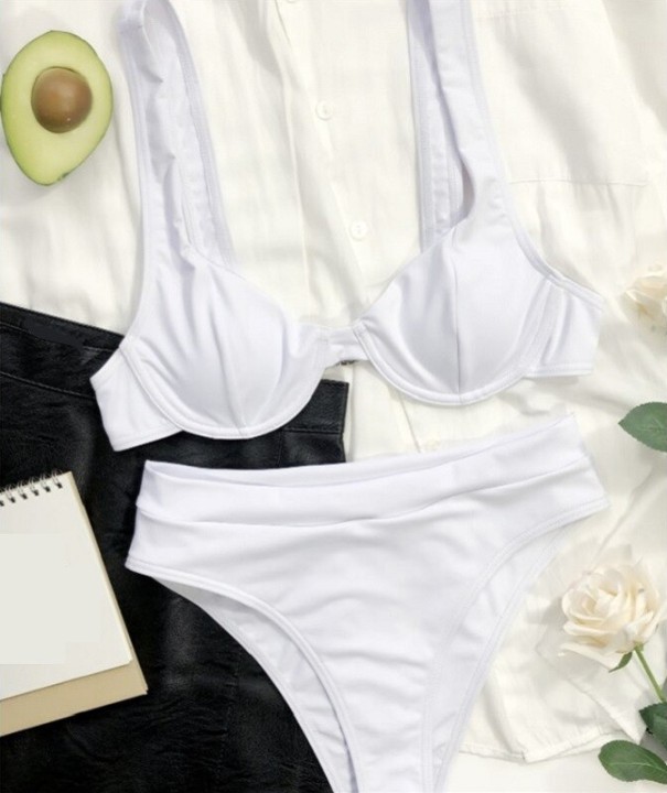 Dámské bikiny P1253 bílá S