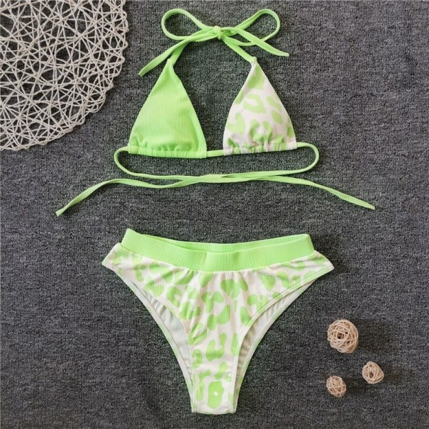 Dámské bikiny P1295 zelená L