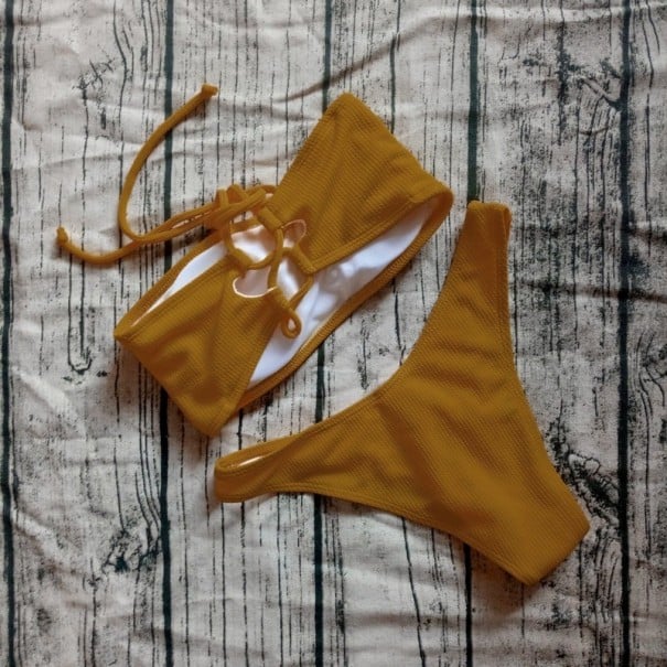 Dámské bikiny P240 hnědá S