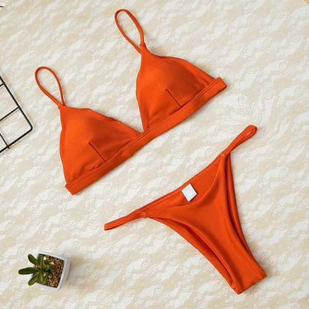 Dámske bikiny P246 oranžová L