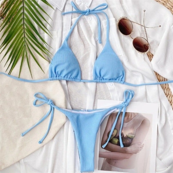 Dámské bikiny P250 světle modrá L