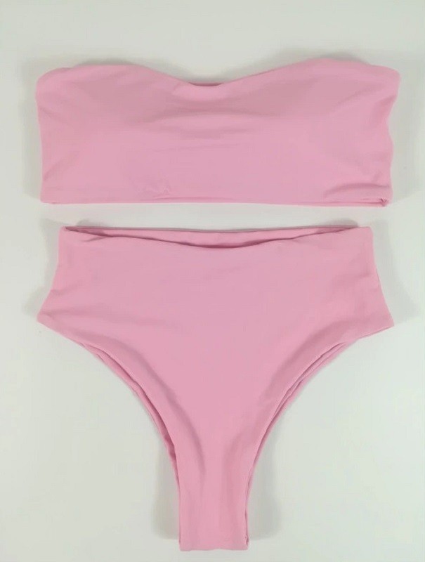 Dámske bikiny P256 svetlo ružová XL