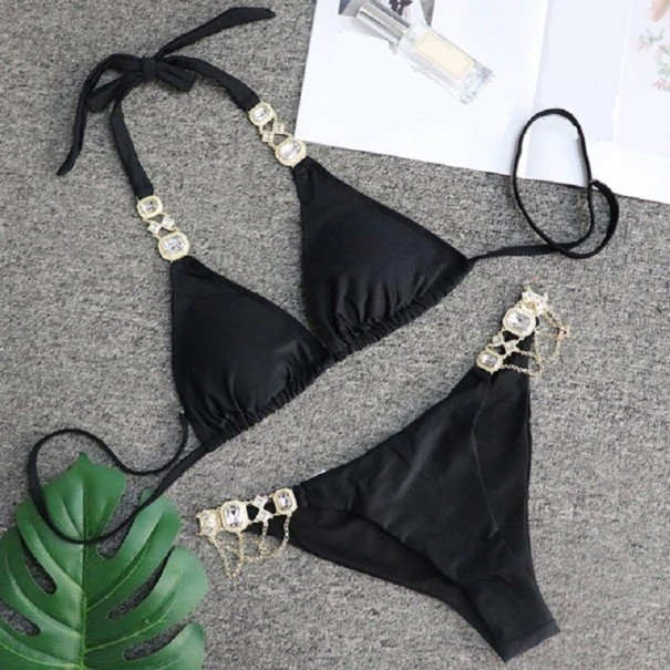 Dámske bikiny P298 čierna S