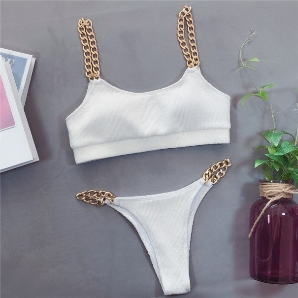 Dámské bikiny P307 bílá L