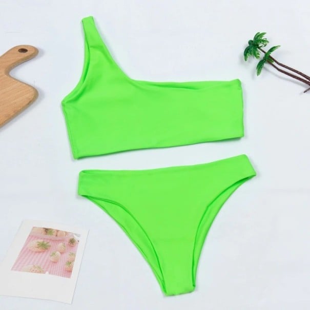 Dámské bikiny P373 zelená L