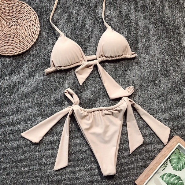 Dámské bikiny P383 béžova S