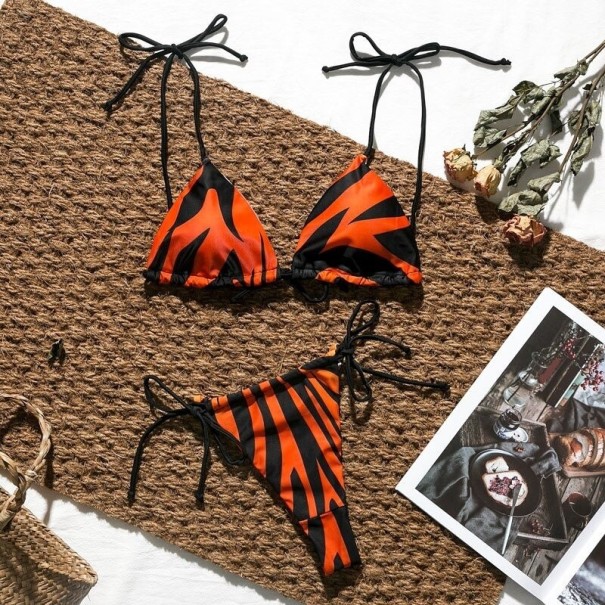 Dámske bikiny P386 oranžová L