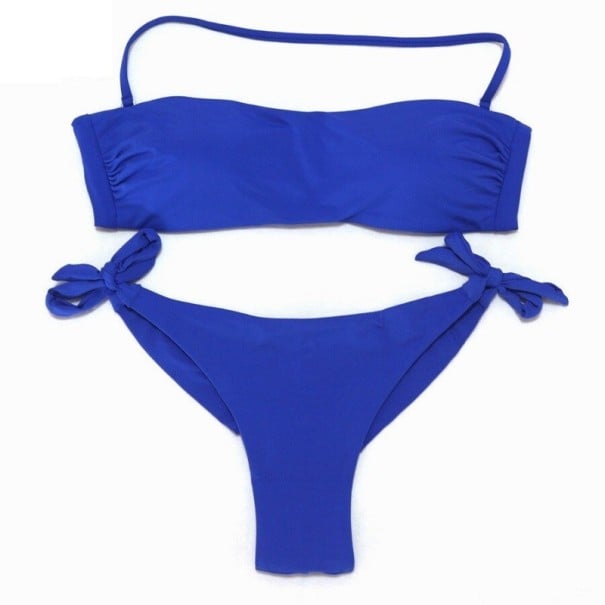 Dámské bikiny P417 modrá S