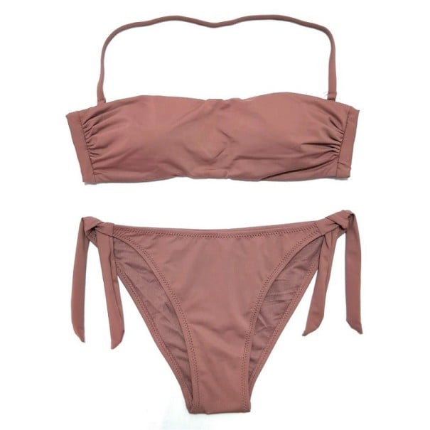 Dámské bikiny P418 světle hnědá L