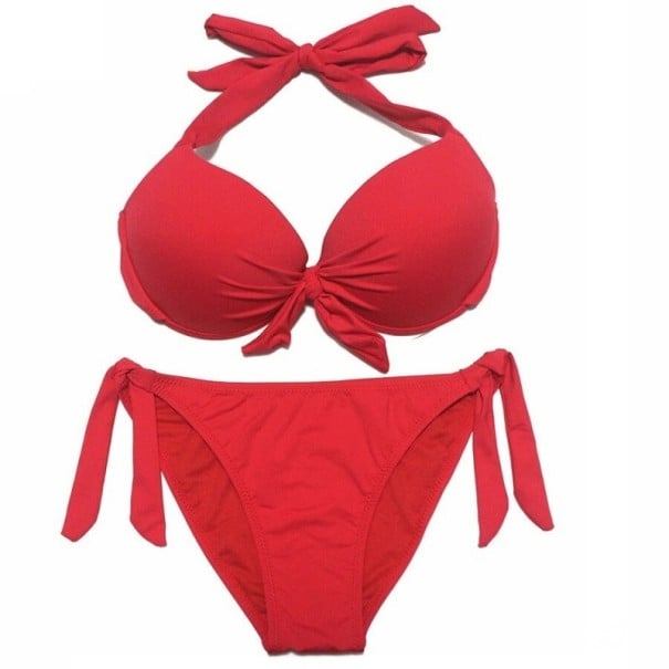 Dámské bikiny P427 červená XS