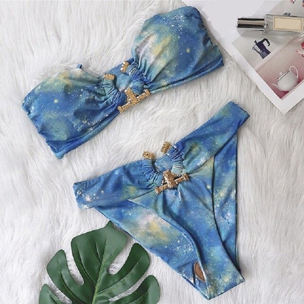 Dámske bikiny P460 modrá XS