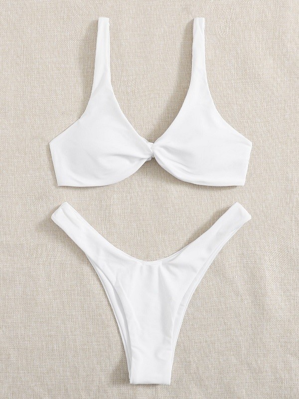 Dámské bikiny P553 bílá XL