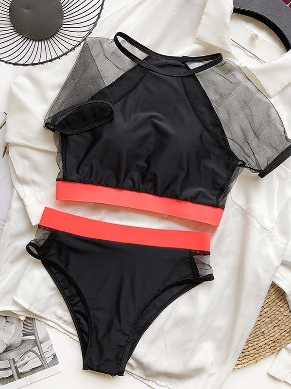 Dámské bikiny P633 černá L