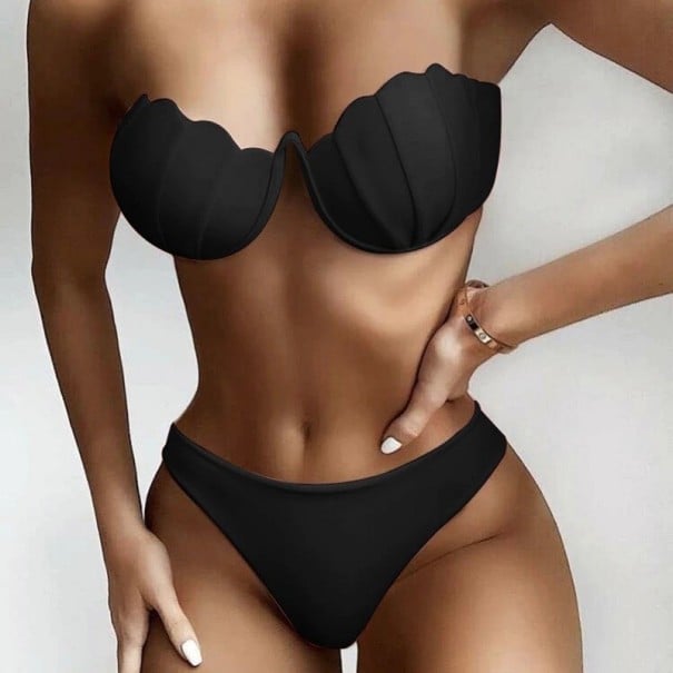 Dámské bikiny P657 černá S