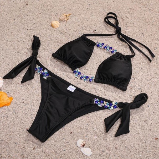 Dámské bikiny P663 černá L