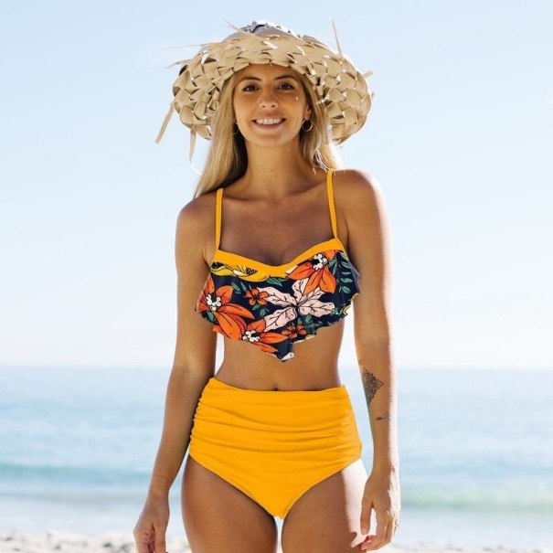Dámske bikiny P738 žltá S