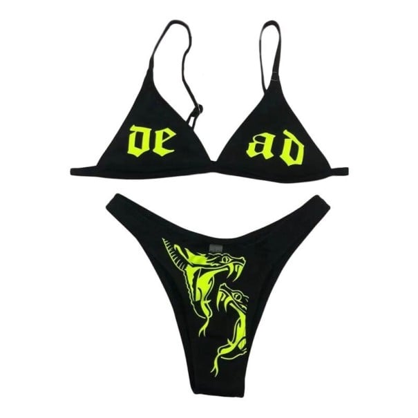 Dámske bikiny P774 čierna L