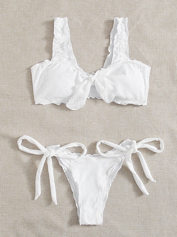 Dámske bikiny P845 biela XS