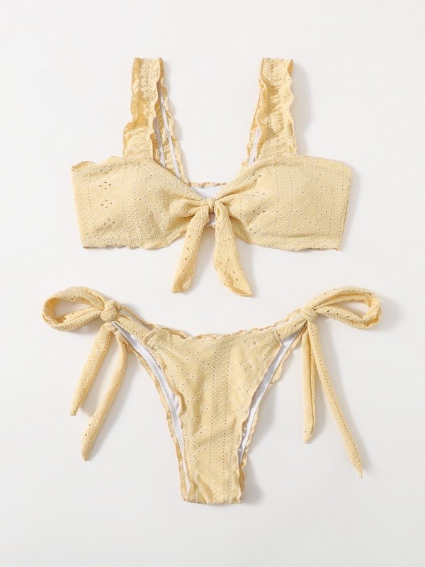 Dámske bikiny P845 žltá S
